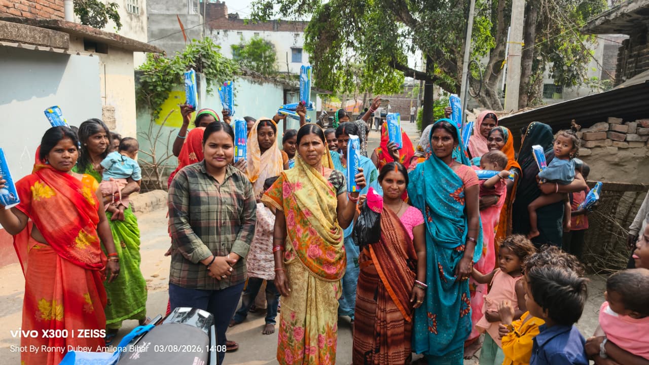 Women Hygiene & Sanitary Pad Distribution Drive